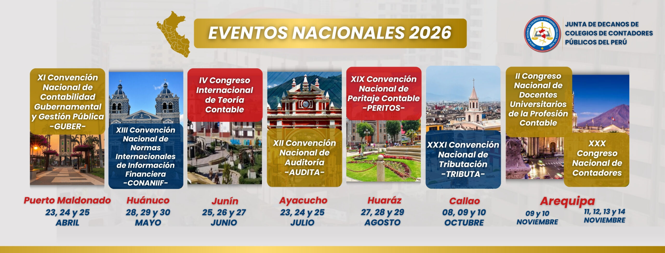 Convenciones Nacionales 2026