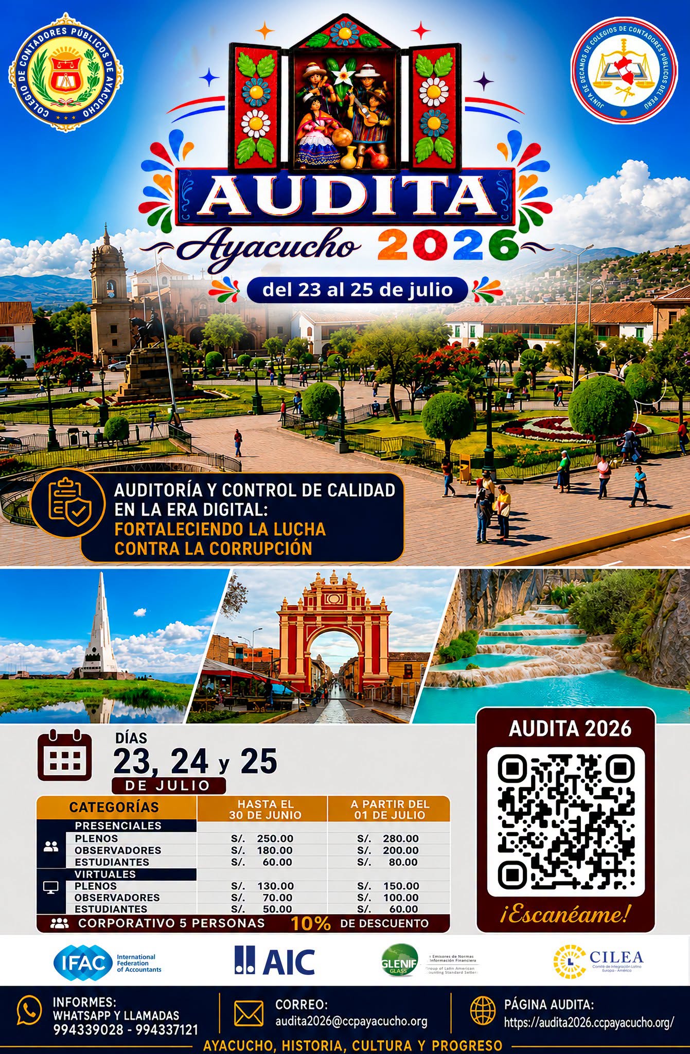Audita 2026 costos